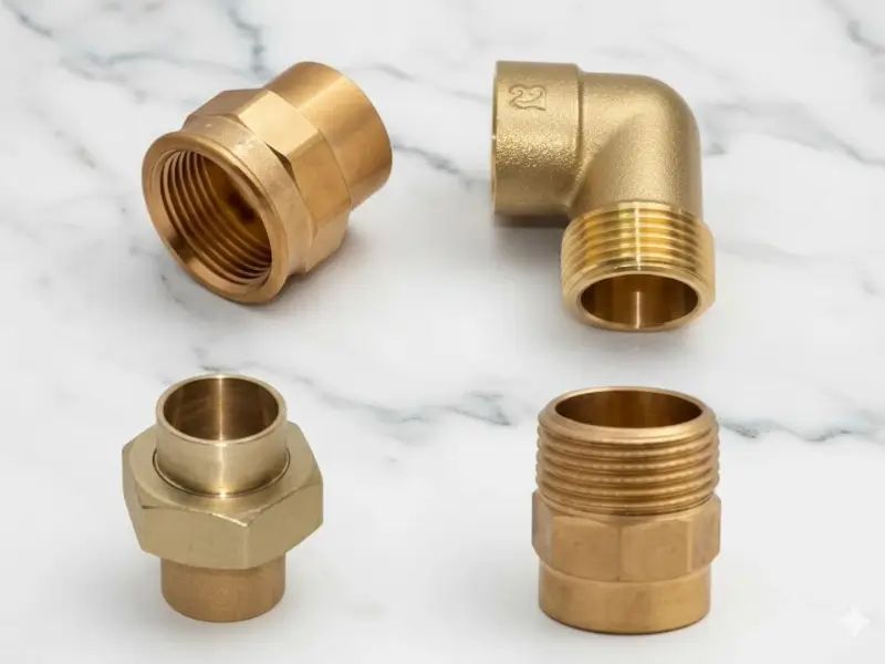 Месингови фитинги за медни тръби
