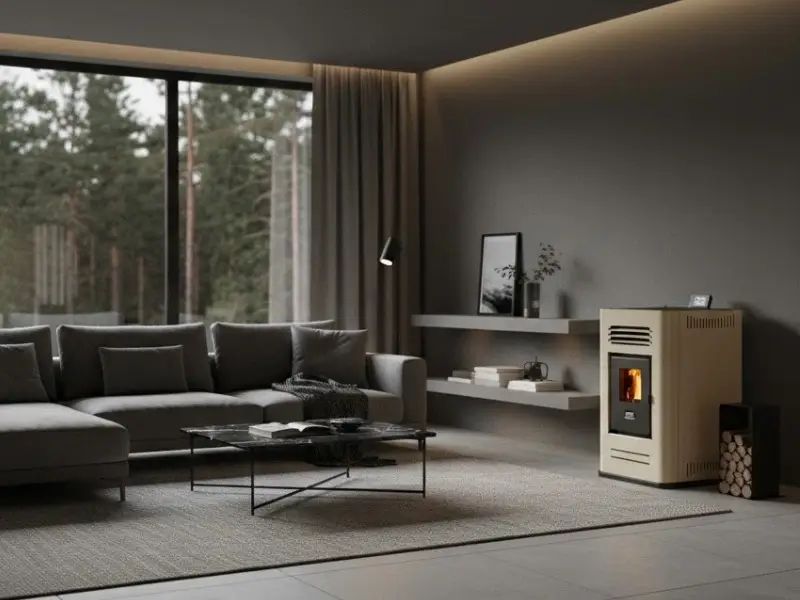 Пелетни камини с вентилатор