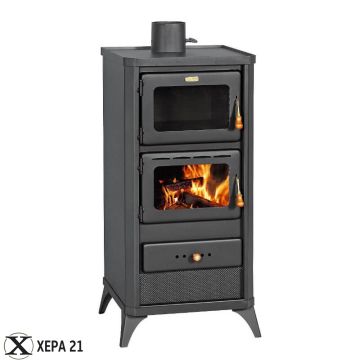 Камина с фурна на дърва Прити FM E