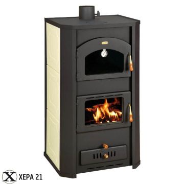 Камина с фурна на дърва с водна риза Прити FG W20