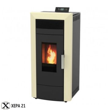 Пелетна камина Commo 21 БЕЖОВ 
