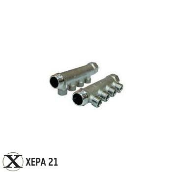 Щампован колектор 3/4" х 24*19 - LUXOR - 3 извода 