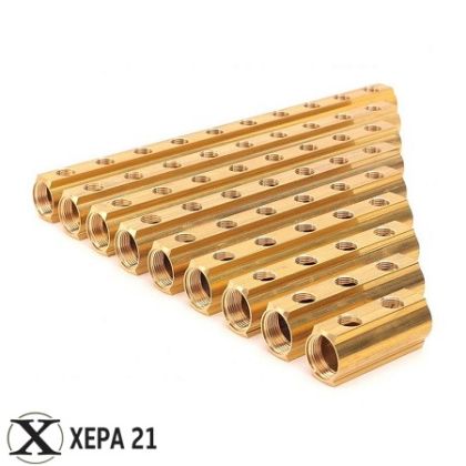 Профилен колектор 1 1/4" х 1/2" - 8 извода 