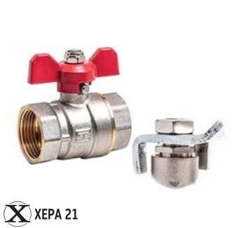 Сферичен кран ЖЖ Т-ръкохватка 1/2" - WELL 