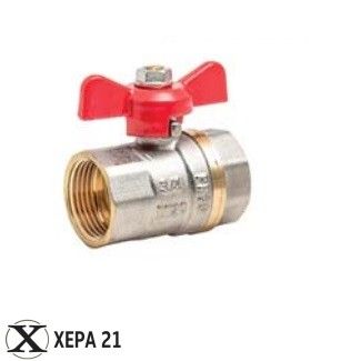 Сферичен кран ЖЖ Т-ръкохватка 1" - BEST 