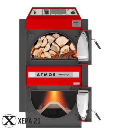 Стоманен пиролизен котел на дърва DC 100 S - ATMOS 