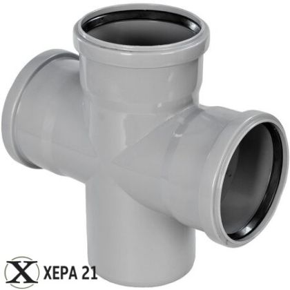 ППК двоен разклонител 87° - Ф110/50/50 