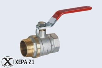 Сферичен кран МЖ стоманена ръкохватка 1 " – WELL 