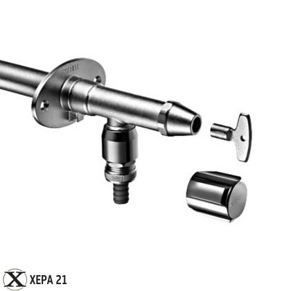 ВЕНТИЛ СТЕНЕН ЗА ВЪНШЕН МОНТАЖ POLAR - SCHELL 1/2" x 3/4"