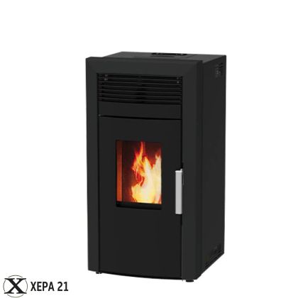 Пелетна камина Commo 15 ЧЕРНО 