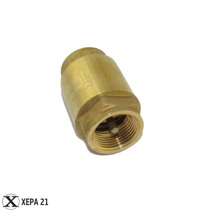 Усилен месингов възвратен вентил 1/2 цола с месингов диск и удебелени стени за индустриална употреба 