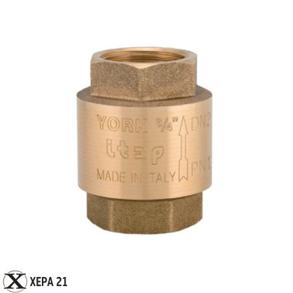 Възвратен вентил пружинен с пластмасов диск 1" - YORK 