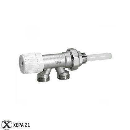 Вентил радиаторен за еднотръбна система за терморегулатор 1/2" М х 24*19 - МТ282 