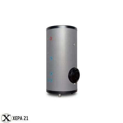 Комбиниран подово стоящ бойлер за термопомпени системи TEDAN Combi Term INOX 160 литра, една серпентина, неръждаем, 3 kW 