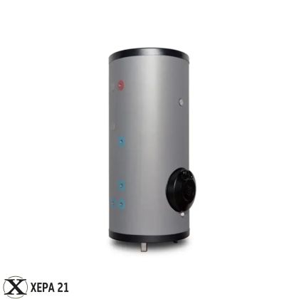 Комбиниран подово стоящ бойлер TEDAN Combi Pro Мах INOX 280 литра, две паралелни серпентини, неръждаем, 6 kW 