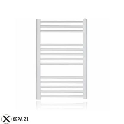 Стоманена лира за баня БЯЛА - 400/(360)/1200 - 717 W 