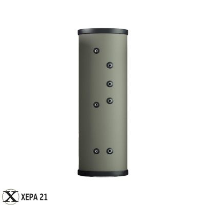 Комбиниран подово стоящ бойлер  TEDAN Combi Style Мах INOX 300, две успоредни серпентини