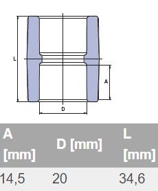 ППР муфа Ø20