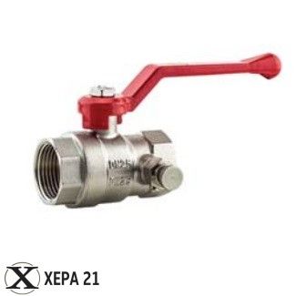 Сферичен кран ЖЖ с изпускател 1/2" – BEST 