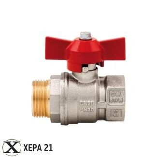 Сферичен кран с Т- ръкохватка МЖ 1" - ITAP серия VIENNA 