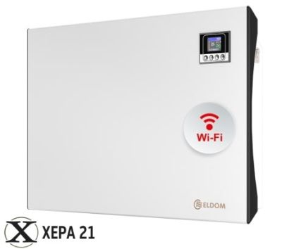Стенен конвектор, kW 1.5, Wi-fi, Бял - Eldom Galant 