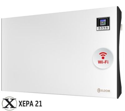Стенен конвектор, kW 2, Wi-fi, Бял - Eldom Galant 