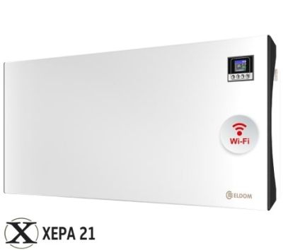 Стенен конвектор, kW 2.5, Wi-fi, Бял - Eldom Galant 