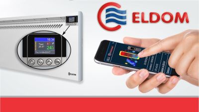 Конвектор Eldom 1000W с Wi-Fi управление - Eldom