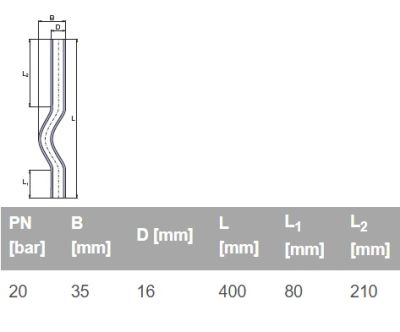 ППР Прехвърляща дъга Ø 20