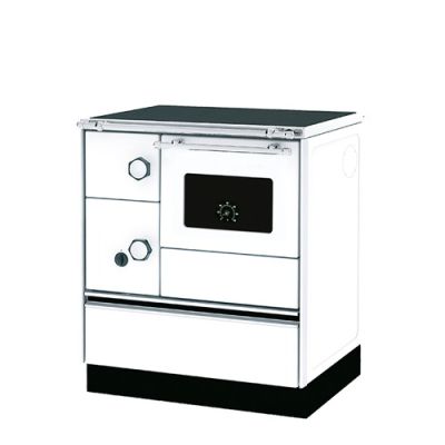 Готварска печка на твърдо гориво 70 FAVORITE бяла - ALFA PLAM 