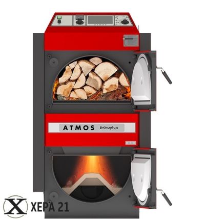 Стоманен пиролизен котел на дърва DC 150 S - ATMOS 