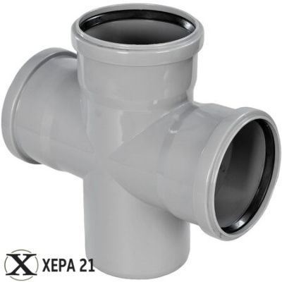 ППК двоен разклонител 87° - Ф110/50/50 