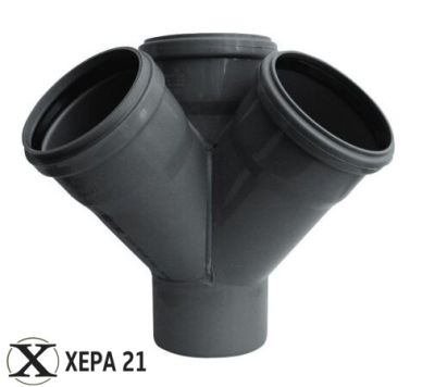 ППК пространствен разклонител 45° - Ф110/50/50 