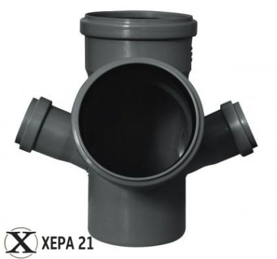 ППК пространствен разклонител 67° двоен - Ф110/110/2x50 