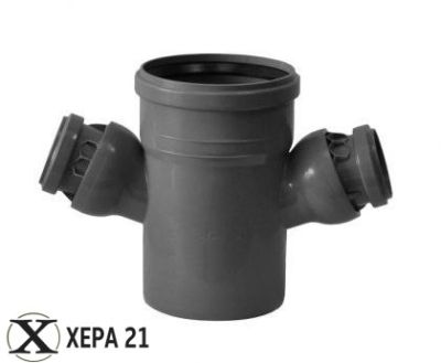 ППК раздвижен разклонител 45-87° - Ф110/50/50 