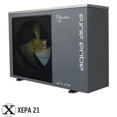 Инверторна термопомпа въздух-вода Crystal Aqua Aura II 6S All-In-One 250, монофазна 
