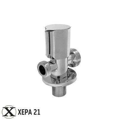 Трипътен кран с керамичен затварящ механизъм 1/2" x 1/2" x 1/2" - BOLLA