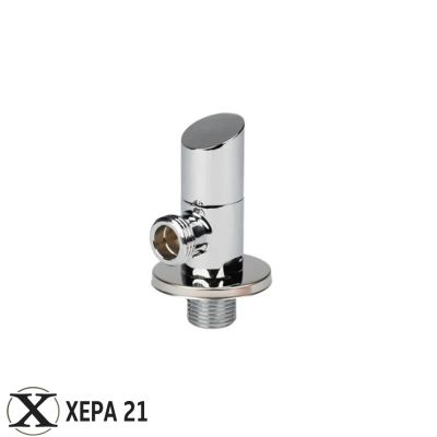 Професионален ъглов кран Inclinato с керамичен механизъм 1/2" x 1/2" под наклон 