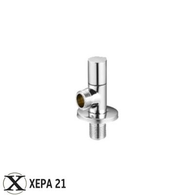 Ъглов кран с керамична глава Goccia 1/2" x 3/8" хромиран 