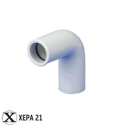 Коляно 90° за кондензна тръба ф32 - бяло 