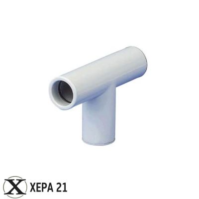 Тройник за кондензна тръба – бял ф21 