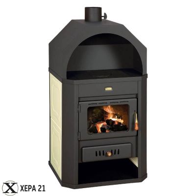 Камина на дърва с водна риза Прити W17