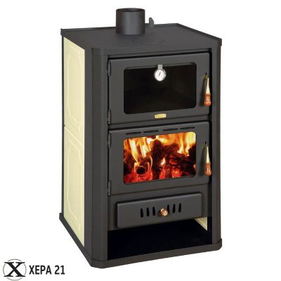 Камина с фурна на дърва с водна риза Прити FG W15