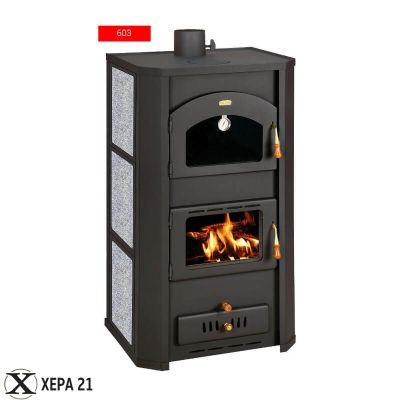 Камина с фурна на дърва с водна риза Прити FG W20