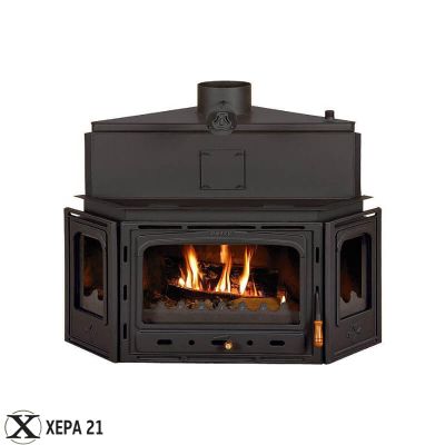 Камина за вграждане на дърва с водна риза Прити ATC W20 