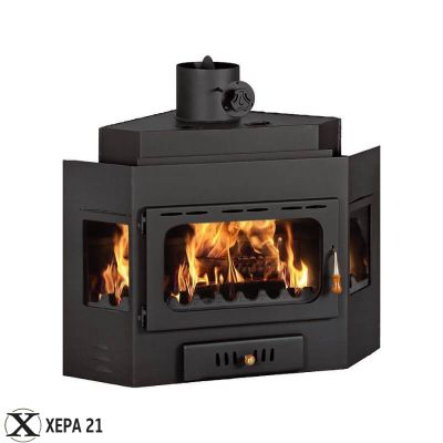 Камина за вграждане на дърва с водна риза Прити A W20 