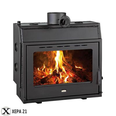 Камина за вграждане на дърва с водна риза Прити P W18 