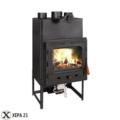 Камина за вграждане на дърва с въздуховоди Прити CMF 