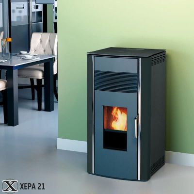 Суха Пелетна Камина LUCA 8.5 черна