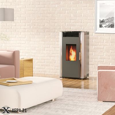 Суха Пелетна Камина LUCA 12 розово